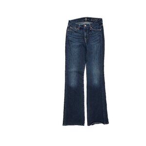 7 For All Mankind Women's Boot Cut Jeans - Dark Blue